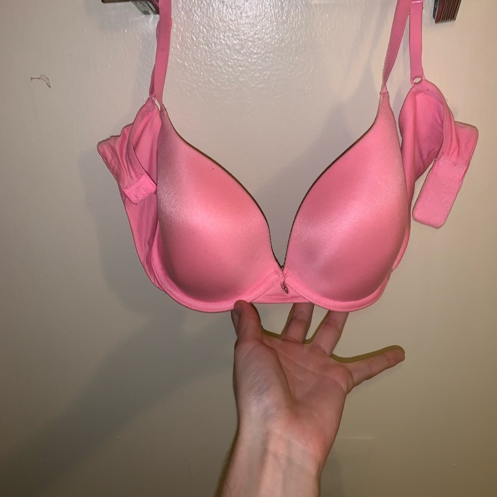 Pink bra